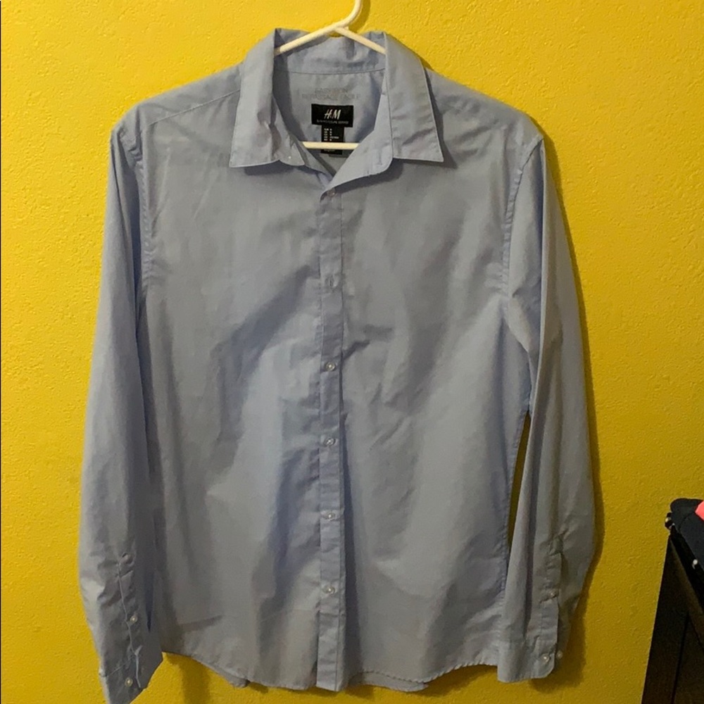 Blue dress shirt